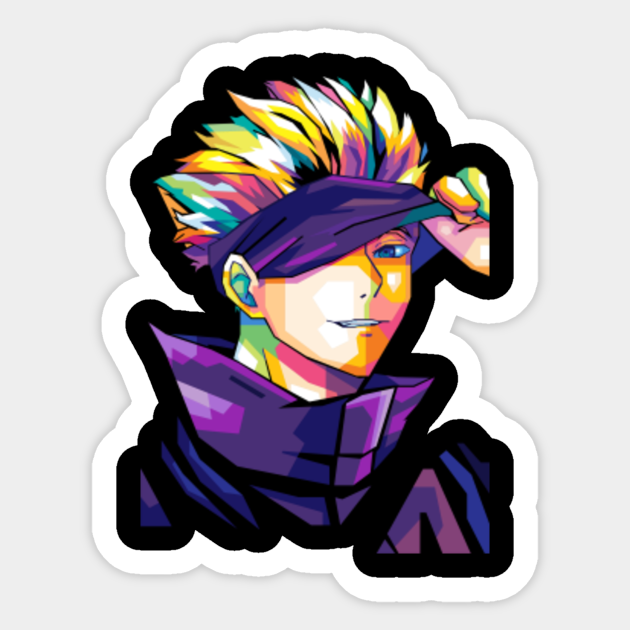 Satoru Gojo Sticker By Babe Oni In Anime Stick Vrogue Co